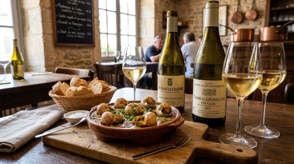 Les meilleurs vins pour sublimer vos escargots de Bourgogne