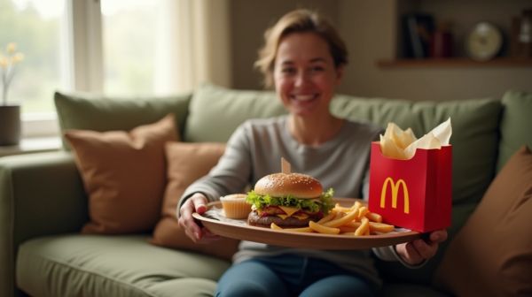 Profitez de la livraison McDonald's à domicile facilement